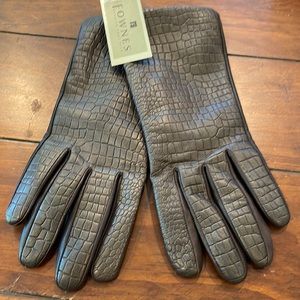 Fownes leather gloves (sz XL)